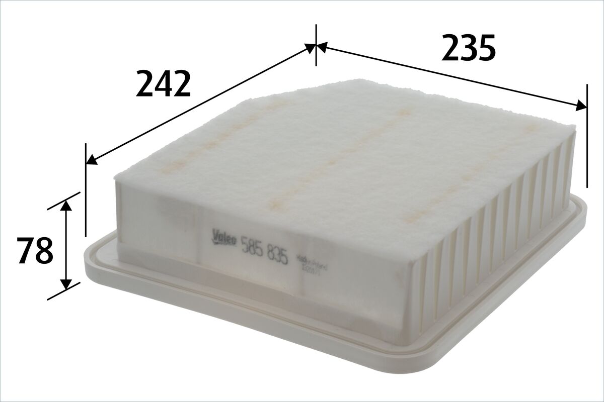 Filtro aria - 585835 VALEO